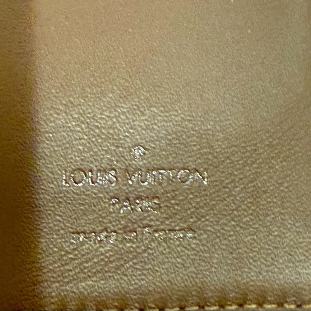Louis Vuitton Brazza wallet in brown checkerboard print leather